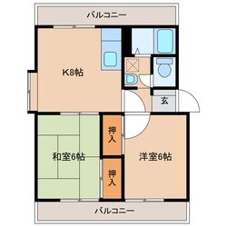 第３池亀コーポラスの物件間取画像